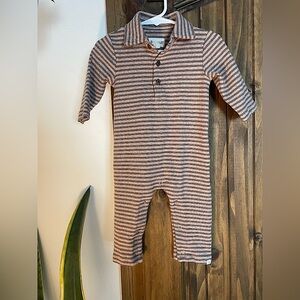 Me & Henry collared onesie